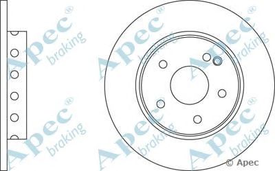 APEC BRAKING dsk629 -  Тормозной диск